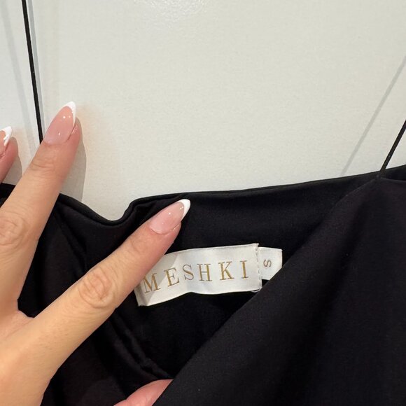 Meshki Yvonne Crop Top – Black / Size S - Picture 8 of 9